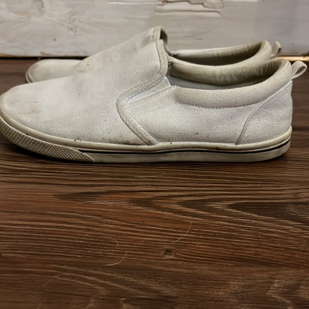 very roughly worn